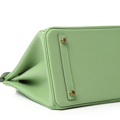 Hermes Epsom Birkin 30 Vert Criquet 6 of 11