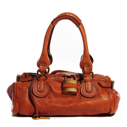 Chloe Calfskin Medium Paddington Satchel Whiskey 1 of 10