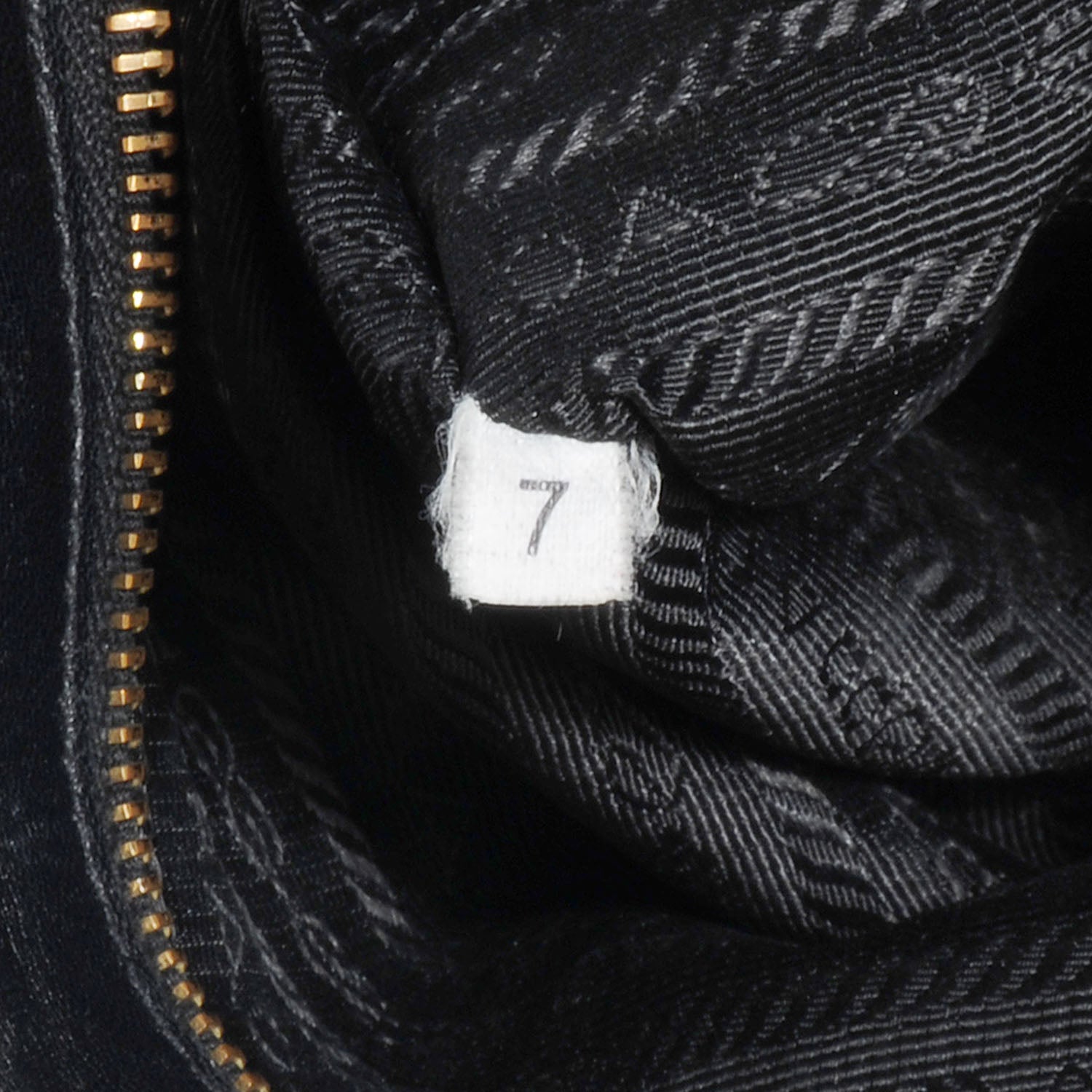 Prada Tessuto Nylon Gaufre Tote Nero Black 9 of 10