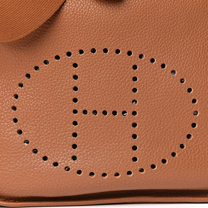 Hermes Taurillon Clemence Evelyne III GM Gold 13 of 13