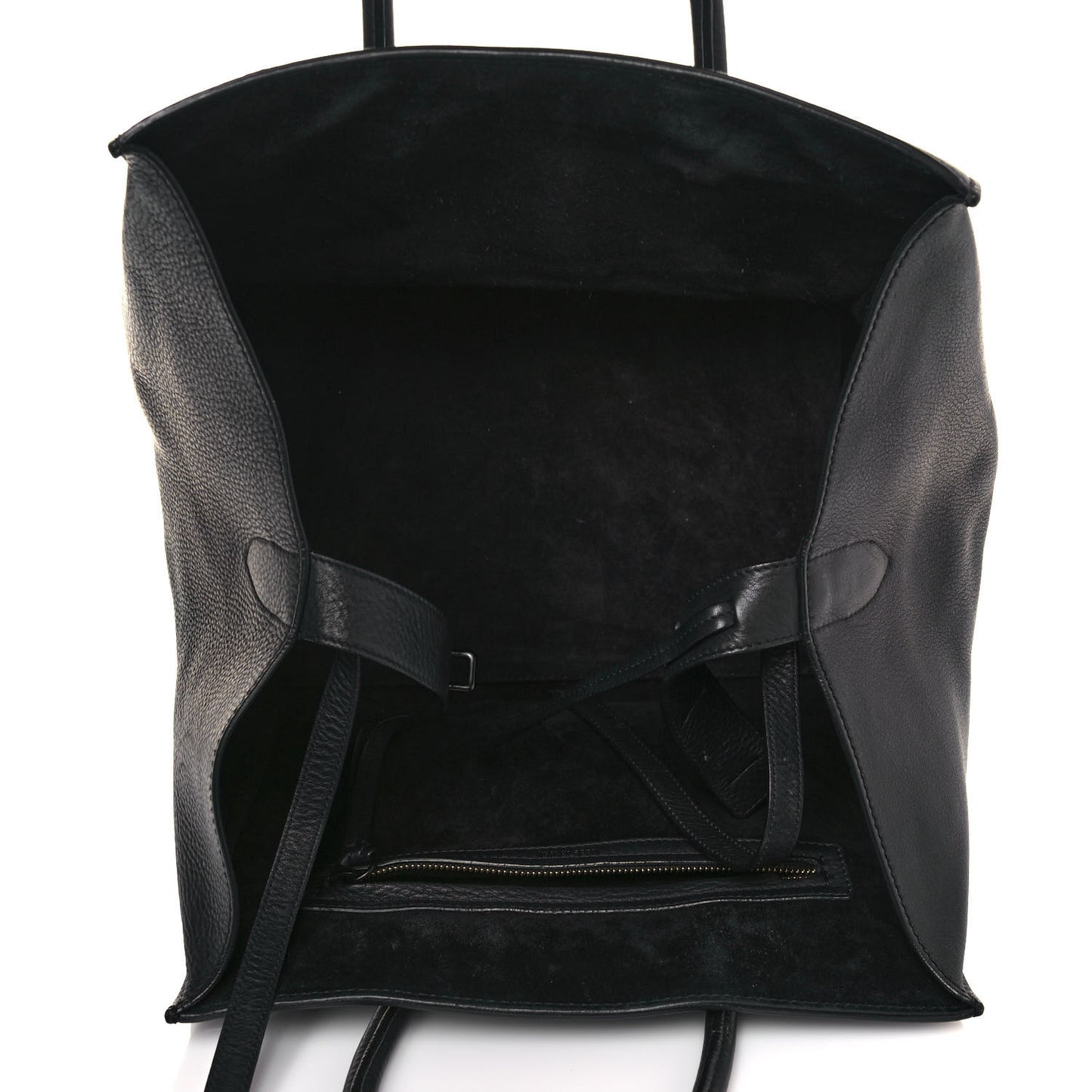 Supple Calfskin Medium Phantom Luggage Black