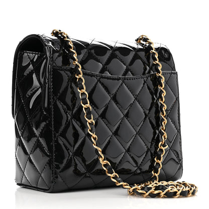 Chanel Patent Quilted Small Flap Black 2 of 11