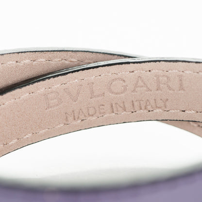 Bulgari Lambskin Serpenti Forever Double Coil Bracelet S 4 of 5