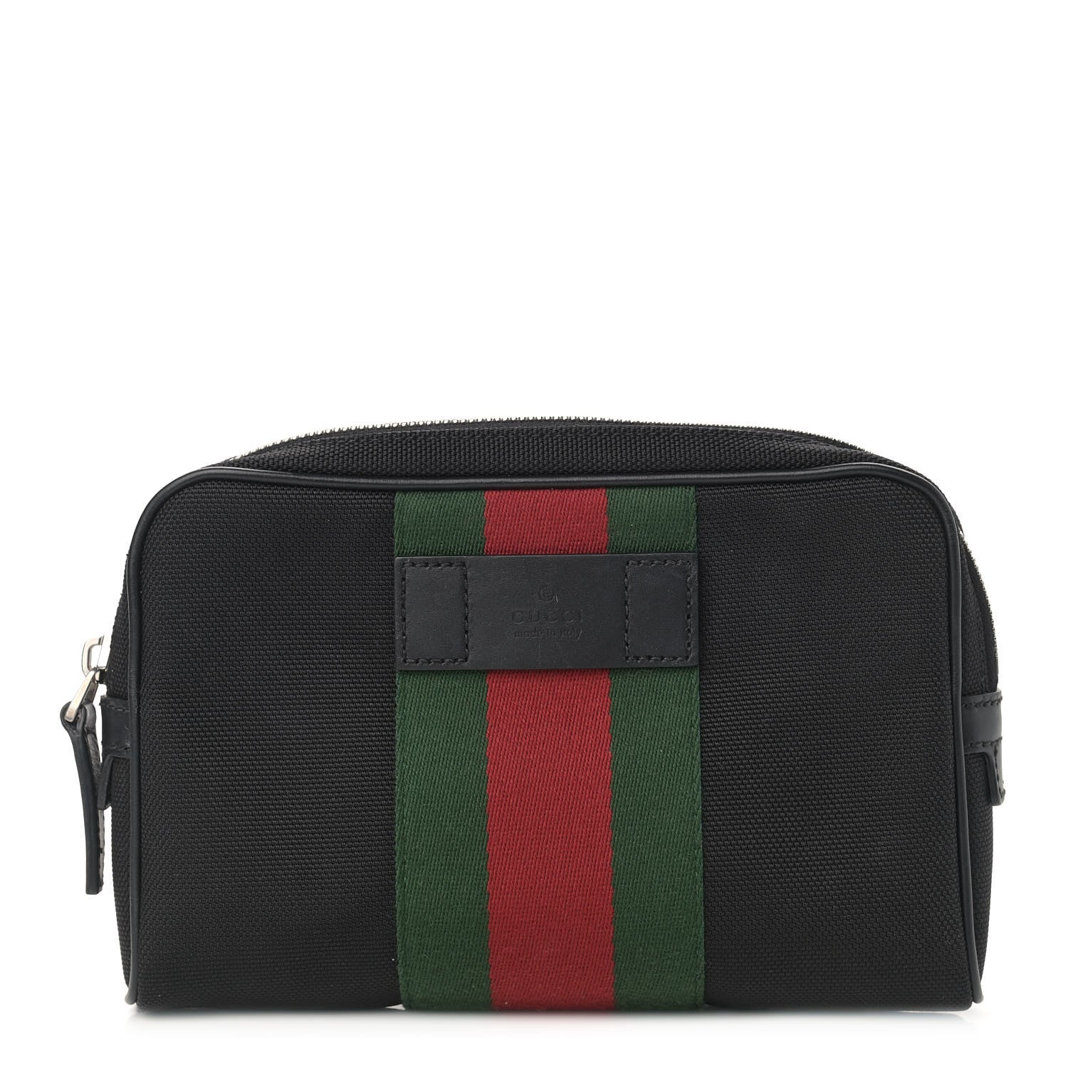 Gucci Canvas Web Slim Belt Bag Black 1 of 10