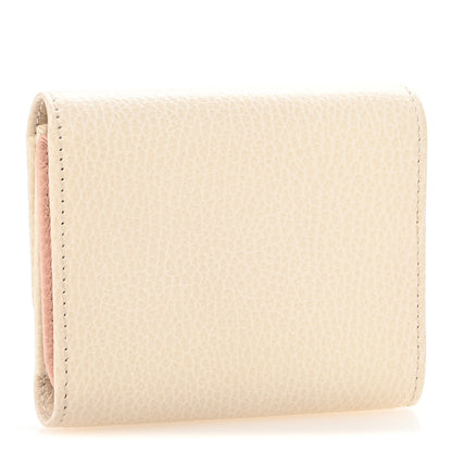 Gucci Calfskin GG Marmont Bow Wallet White 3 of 12