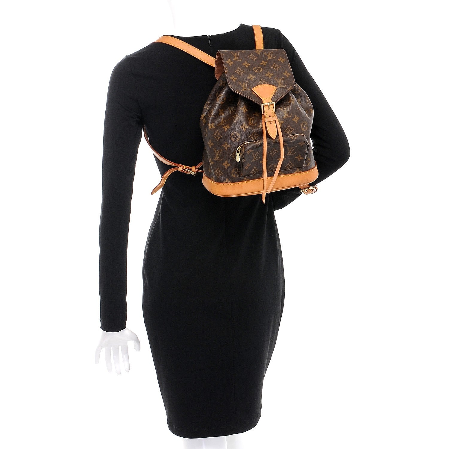 Louis Vuitton Monogram Montsouris MM Backpack 2 of 10