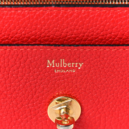Mulberry Small Classic Grain Darley Wallet Fiery Red 6 of 14