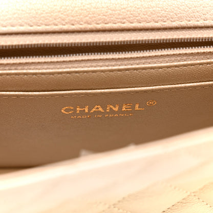 Chanel Metallic Goatskin Quilted Mini Rectangular Flap Gold 6 of 12