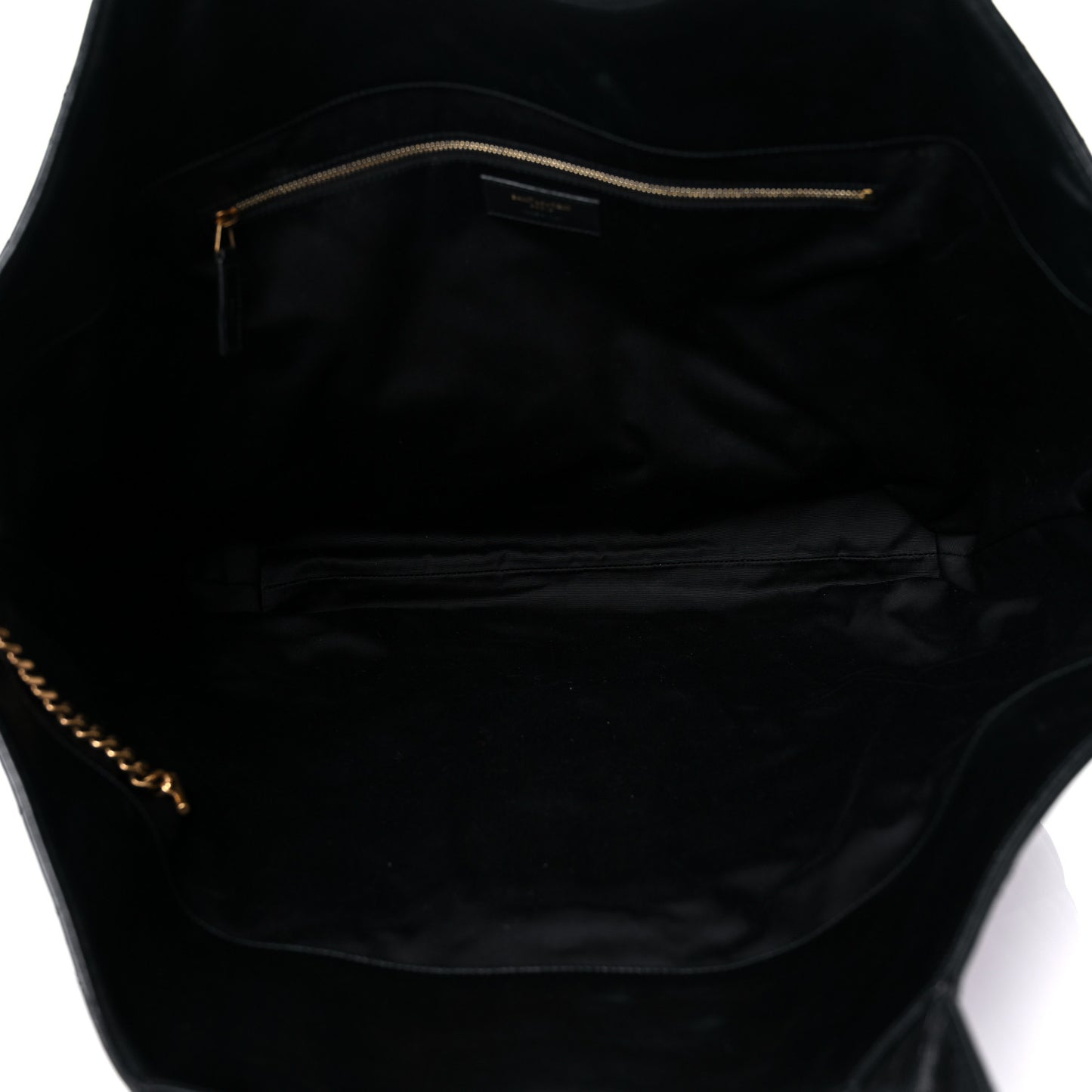 Lambskin Quilted Maxi Icare Shopping Tote Black