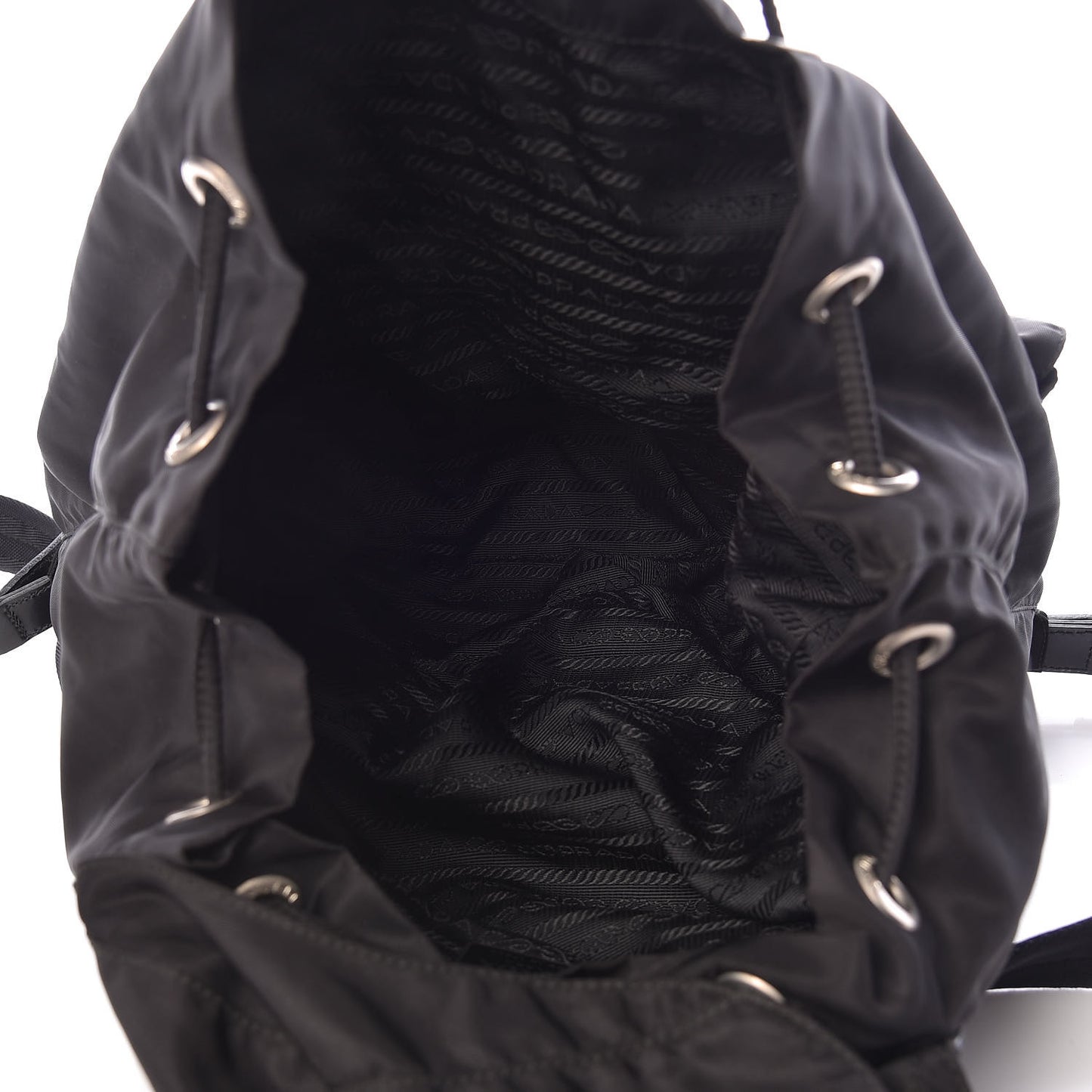 Nylon Vela Medium Backpack Black