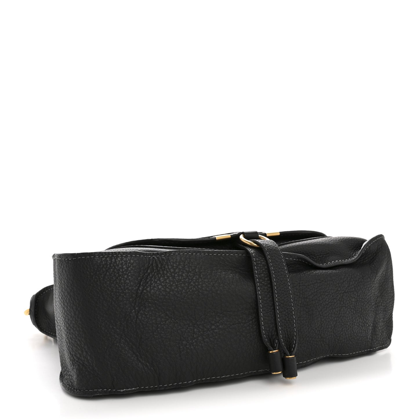 Calfskin Medium Marcie Satchel Black