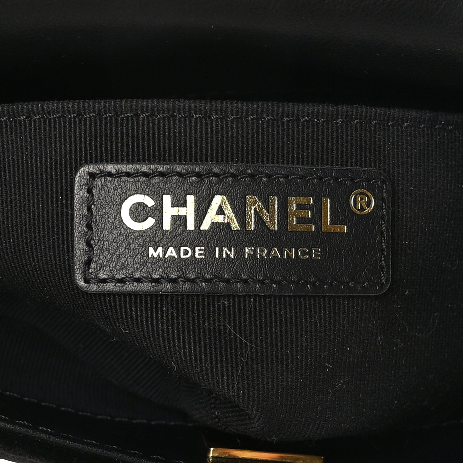 Chanel Velvet Quilted Mini Place Vendome Flap Black White 6 of 10