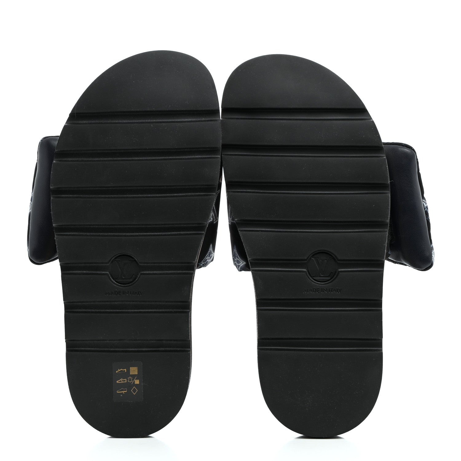 Louis Vuitton Nylon Monogram Womens Pool Pillow Comfort Mules 40 Navy Blue 5 of 9