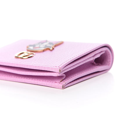 Gucci Dollar Calfskin Bosco Card Case Wallet Malva 9 of 12