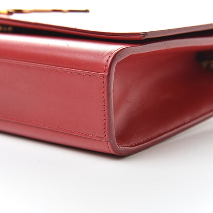Saint Laurent Smooth Calfskin Medium Classic Monogram Kate Tassel Satchel Lipstick Red 11 of 23