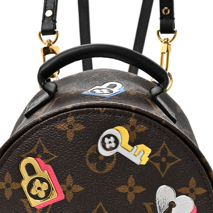 Louis Vuitton Monogram Love Lock Palm Springs Backpack Mini 7 of 9