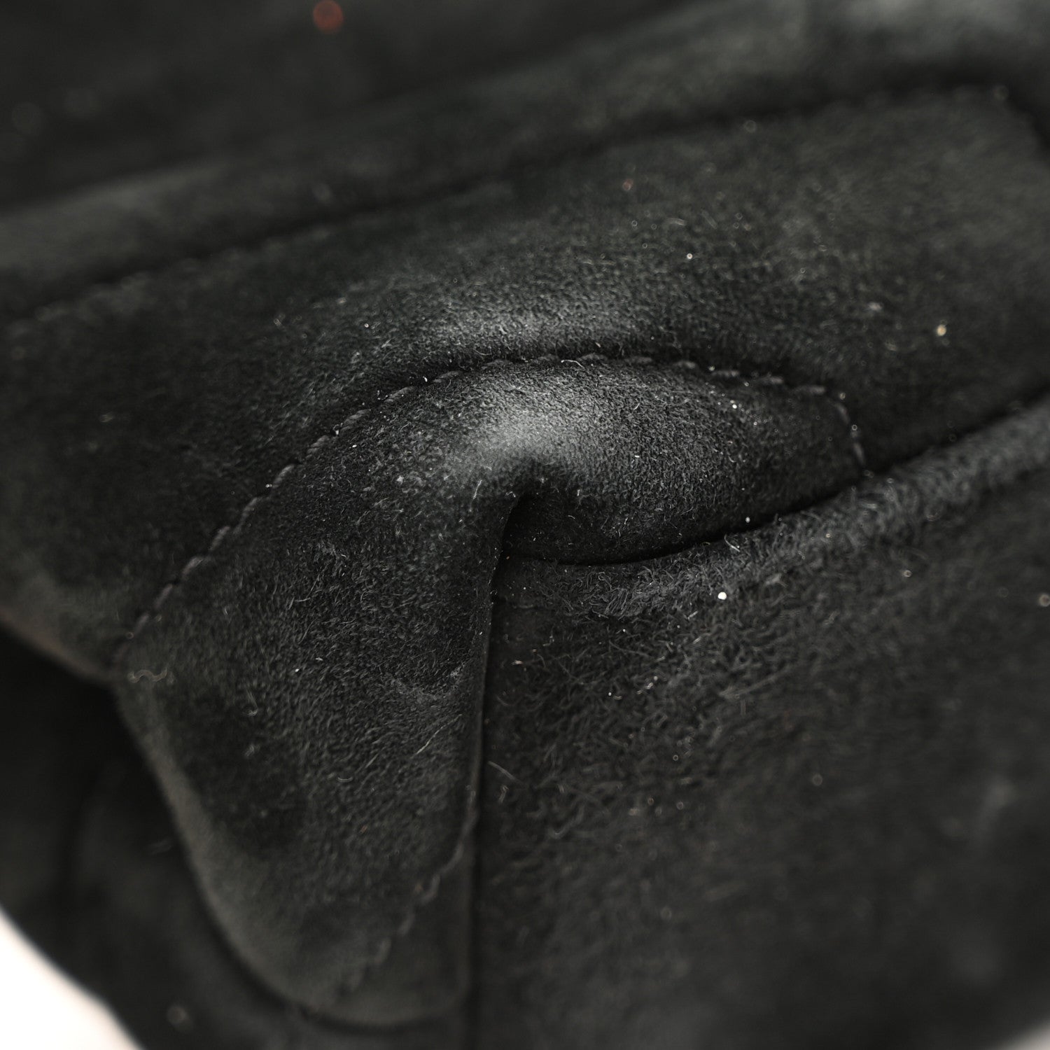 Saint Laurent Suede Calfskin Y Quilted Monogram Small Loulou Chain Satchel Black 13 of 14