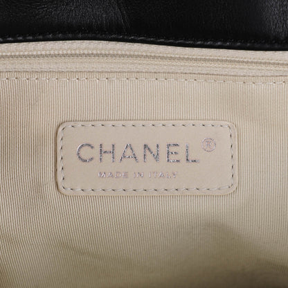 Chanel Lambskin Jumbo Canebiers Net Flap Black 6 of 8