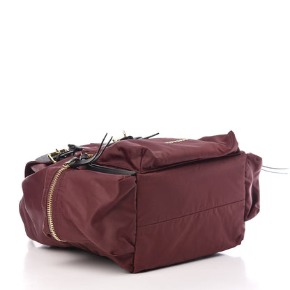Burberry Nylon Medium Rucksack Backpack Burgundy Red 4 of 9
