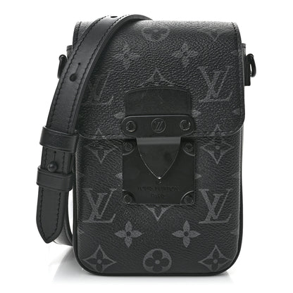 Louis Vuitton Monogram Eclipse S Lock Wearable Wallet 1 of 9