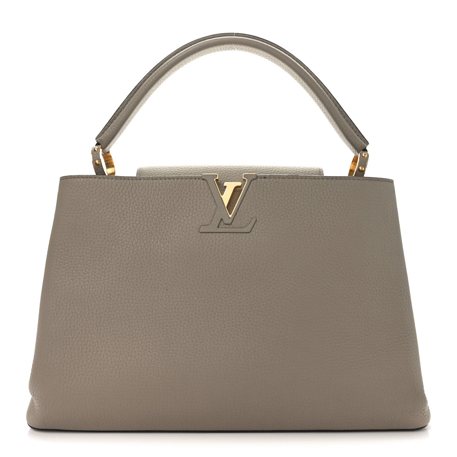 Louis Vuitton Taurillon Capucines MM Galet 1 of 9