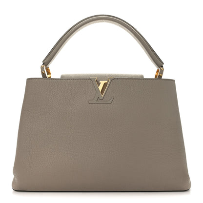 Louis Vuitton Taurillon Capucines MM Galet 1 of 9