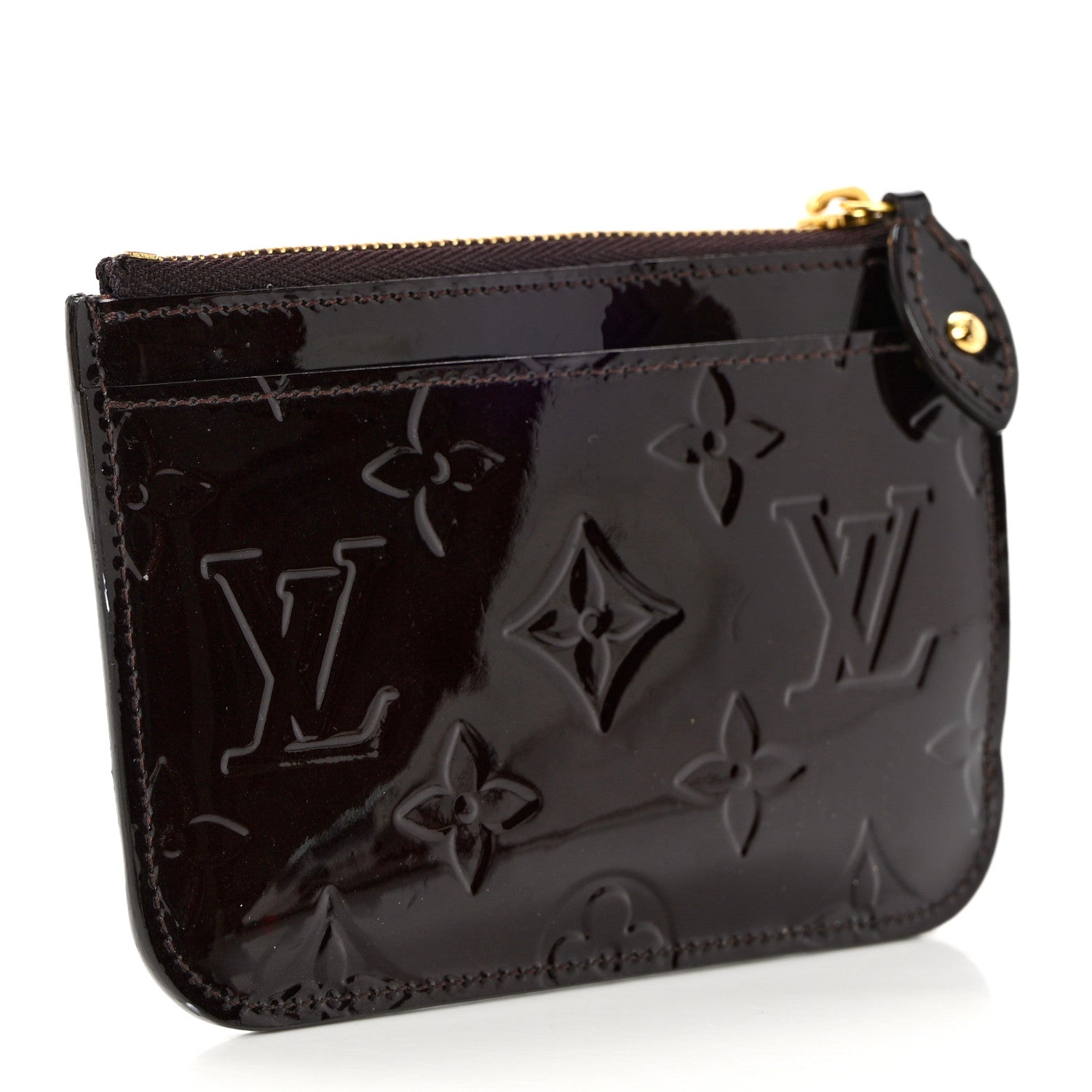 Louis Vuitton Vernis Key Pouch NM Amarante 3 of 6