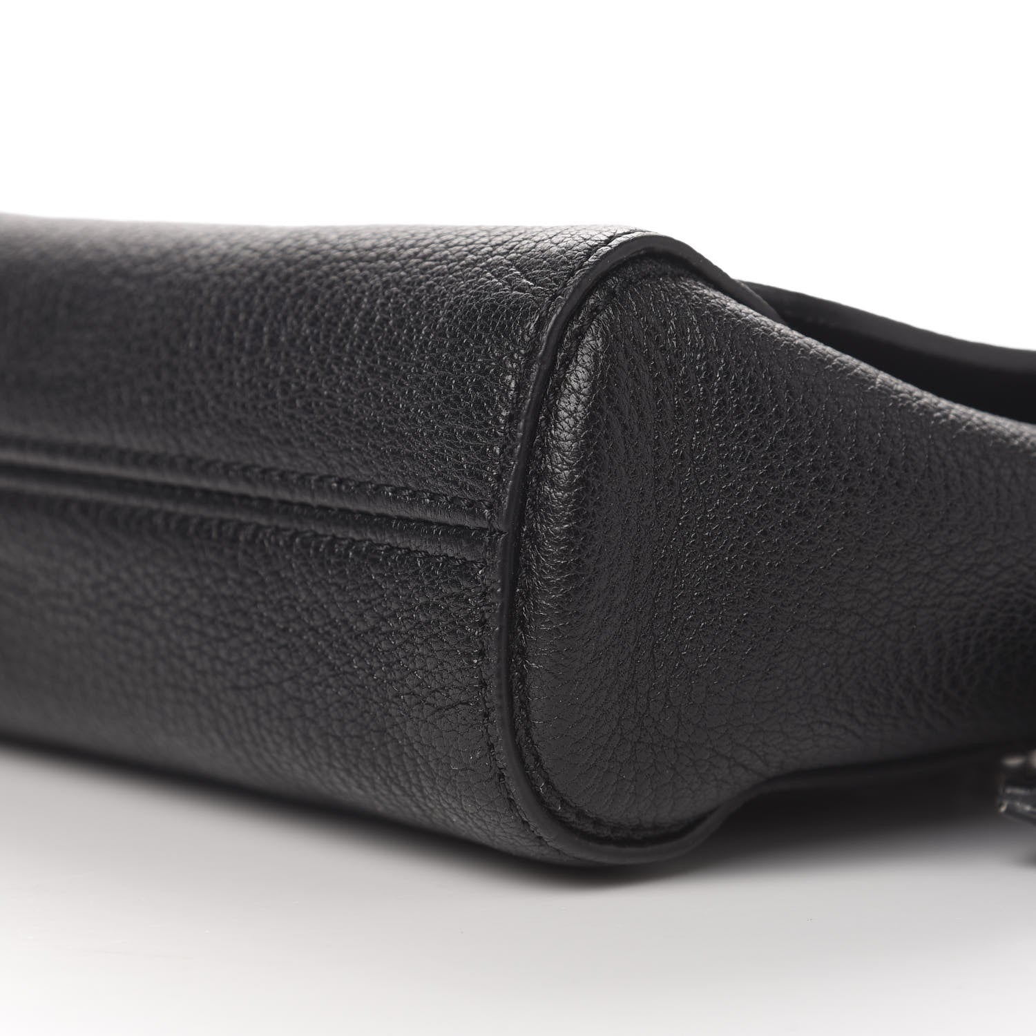 Mulberry Glossy Goatskin Small Lily Flap Black 9 of 17