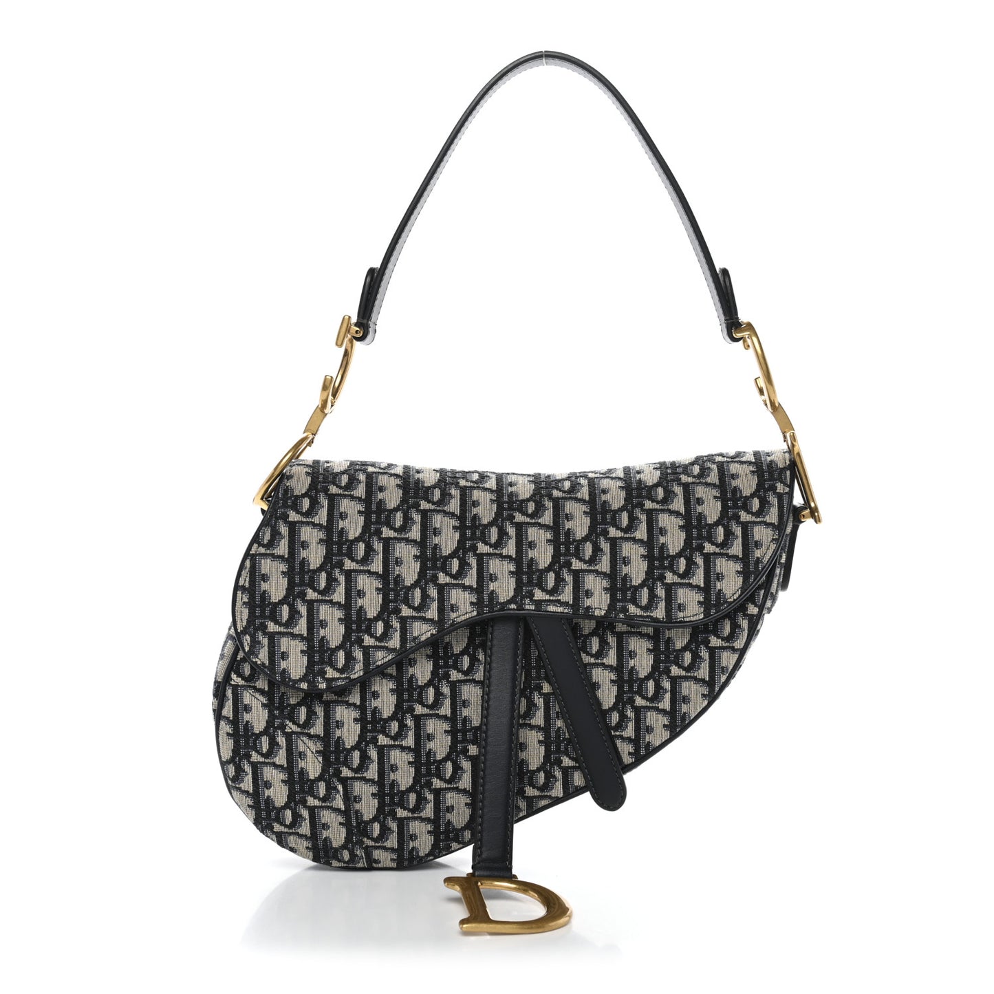 Oblique Saddle Bag Blue
