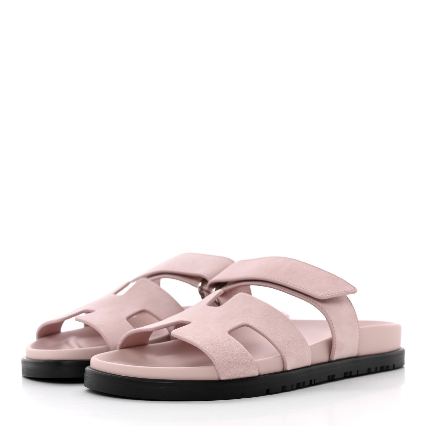 Suede Goatskin Womens Chypre Sandals 36 Rose Porcelaine