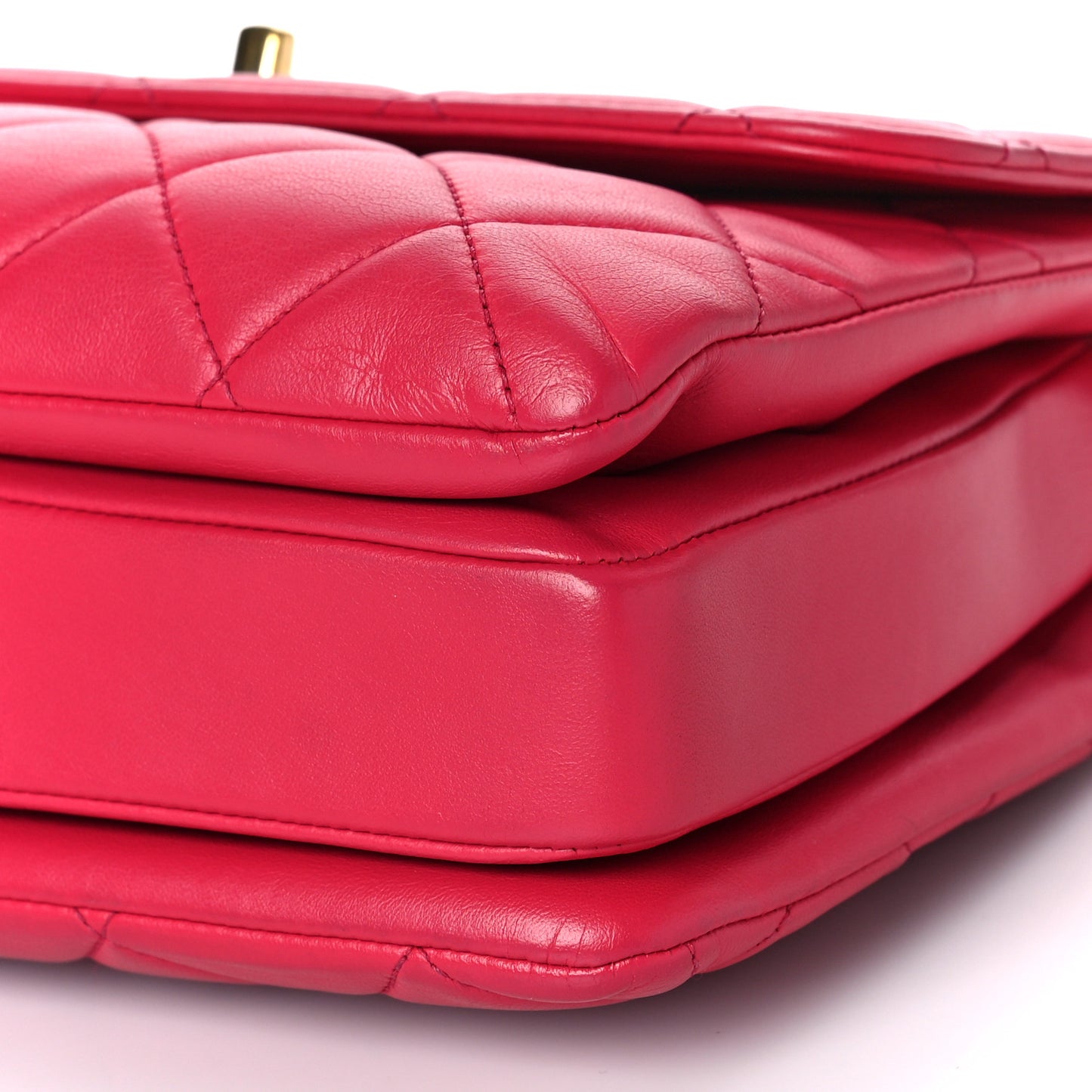 Lambskin Quilted Small Trendy CC Flap Dual Handle Bag Pink