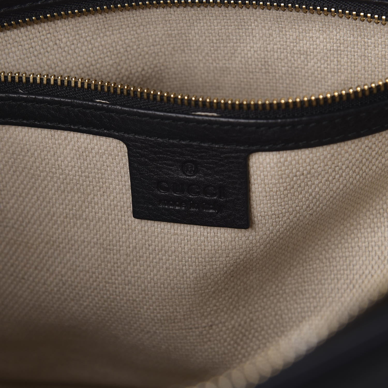Gucci Pebbled Calfskin Small Soho Top Handle Bag Black 5 of 9