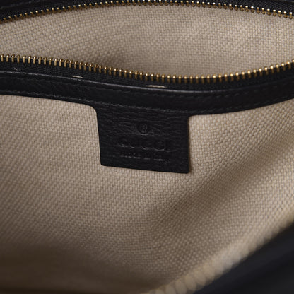 Gucci Pebbled Calfskin Small Soho Top Handle Bag Black 5 of 9
