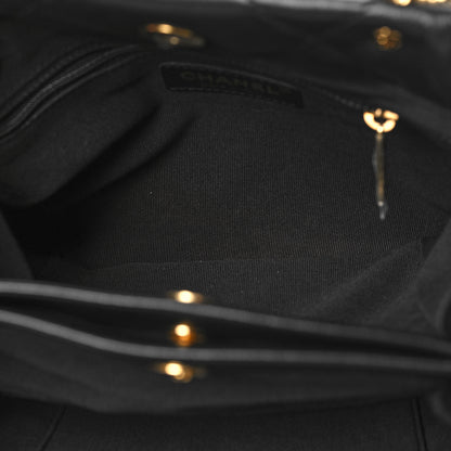 Chanel Lambskin Quilted Small Shopping Bag Black 5 of 11