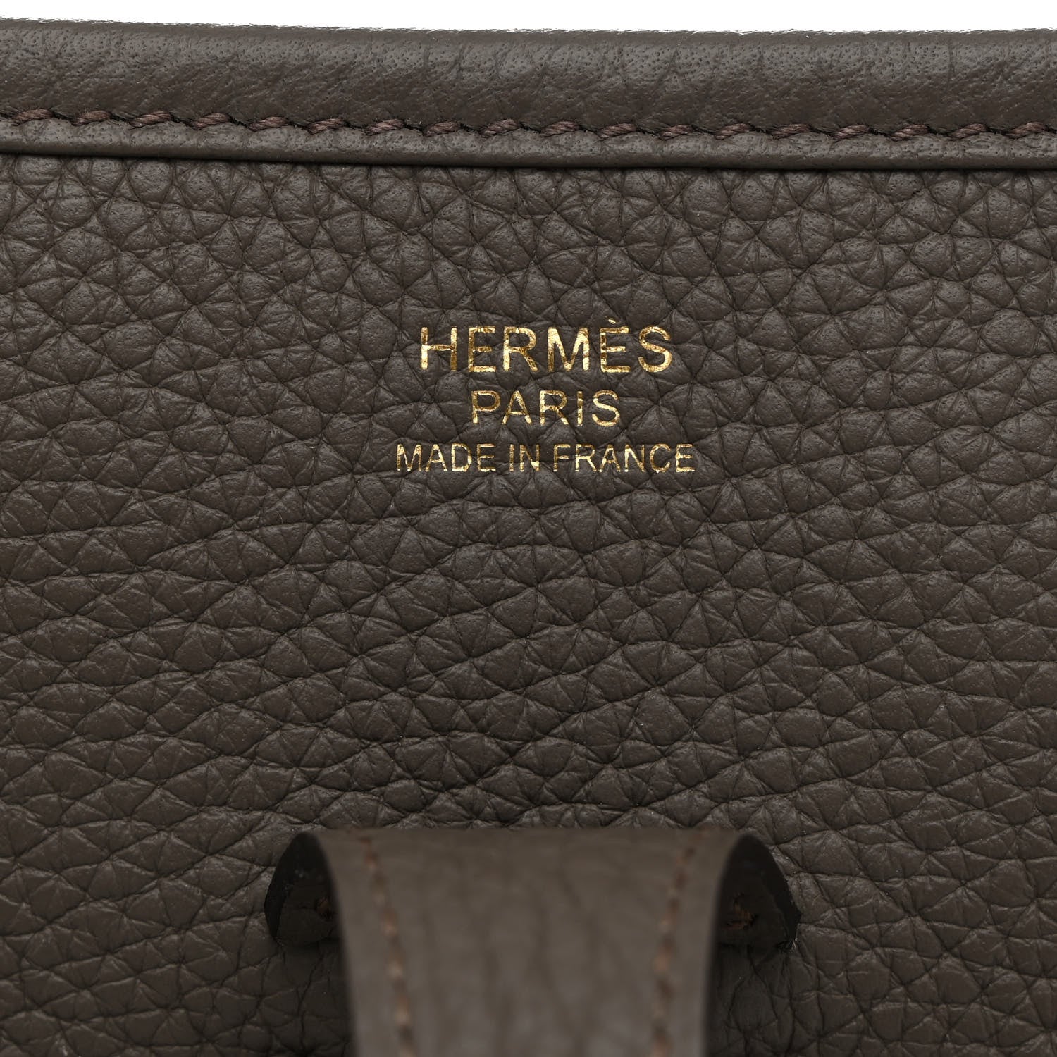 Hermes Taurillon Clemence Evelyne III PM Etain 6 of 10
