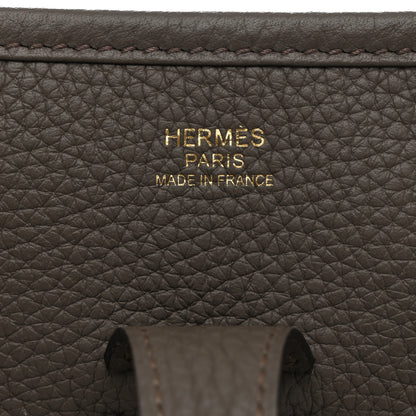 Hermes Taurillon Clemence Evelyne III PM Etain 6 of 10