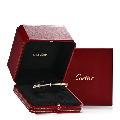 Cartier 18K Pink Gold Diamond Ecrou de Cartier Bracelet 20 4 of 4