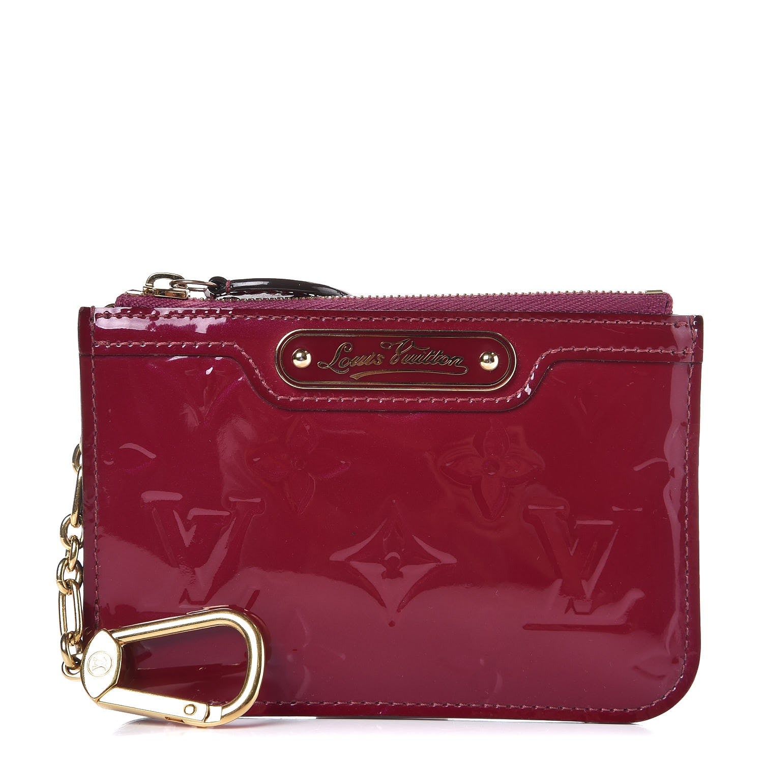 Louis Vuitton Vernis Key Pouch Magenta 1 of 7