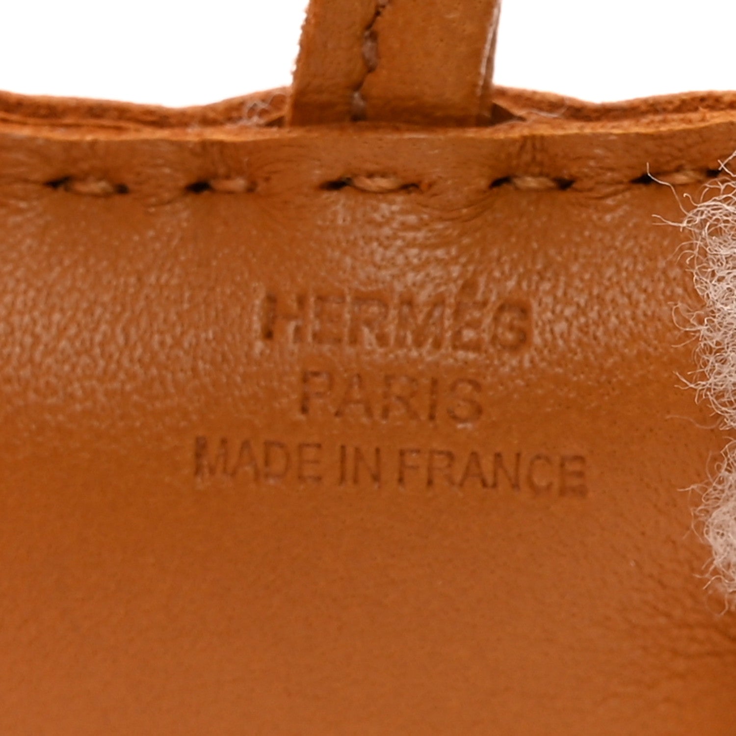 Hermes Milo Lambskin Shearling Budy Charm Biscuit 3 of 4