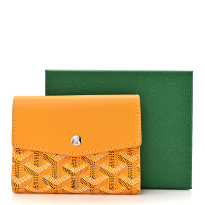 Goyard Goyardine Saint-Gabriel Compact Wallet Yellow 9 of 9