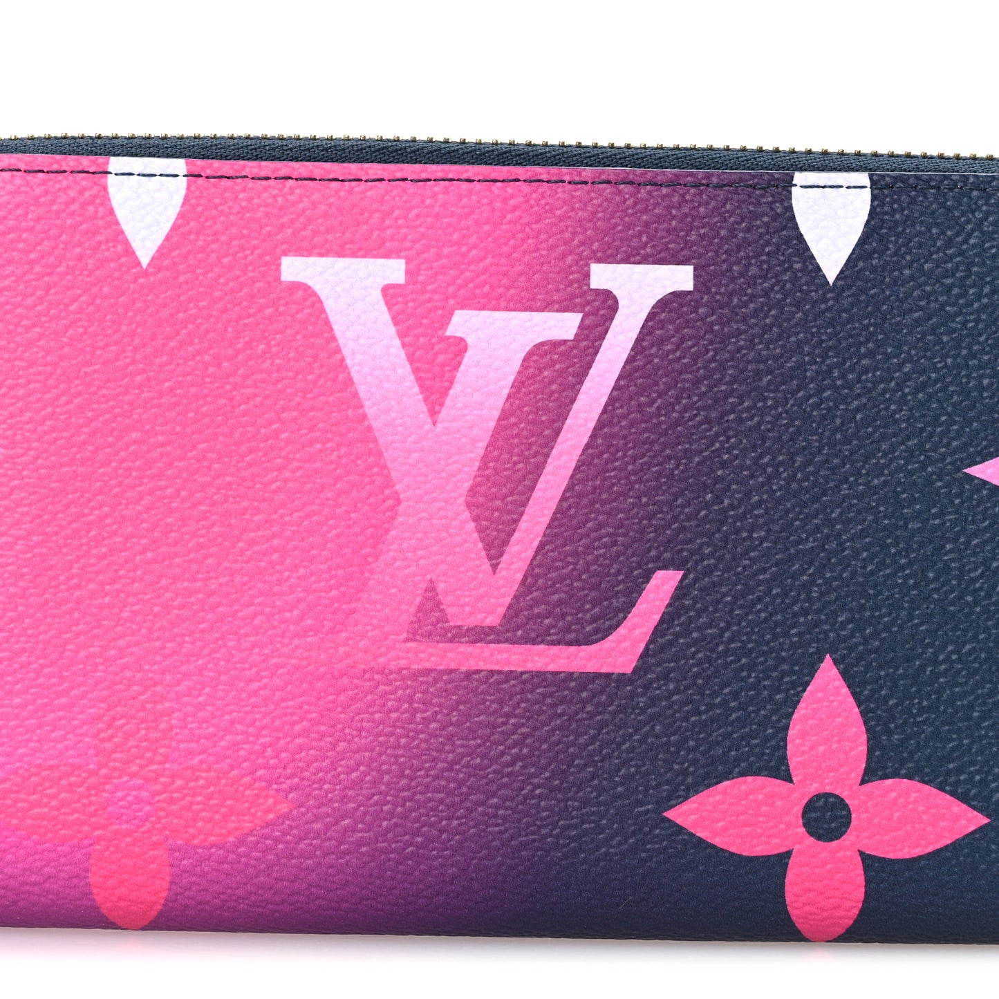 Monogram Giant Spring In The City Zippy Wallet Midnight Fuchsia