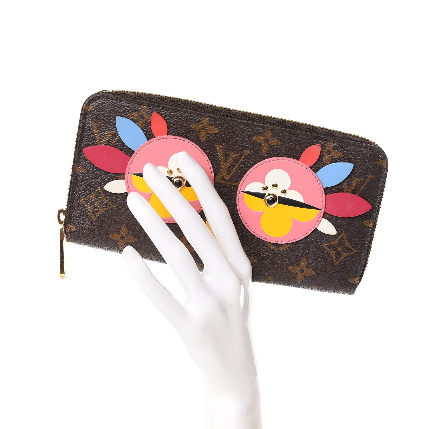 Louis Vuitton Monogram Lovely Birds Zippy Wallet 2 of 11