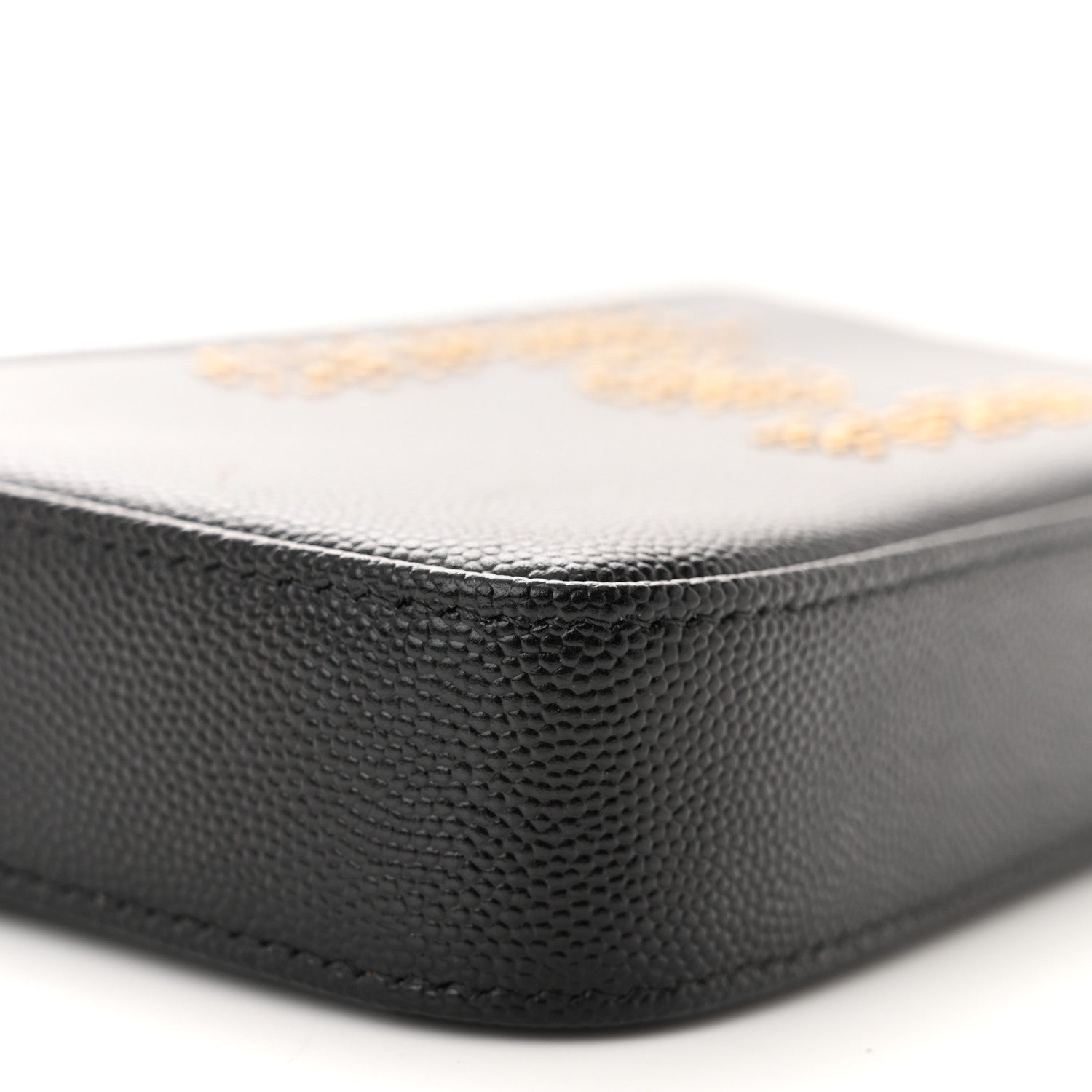 Chanel Caviar Studded Small Deauville Clutch With Chain Black 10 of 12