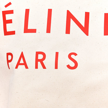 Celine Textile Medium Made In Tote Natural Red 13 of 13