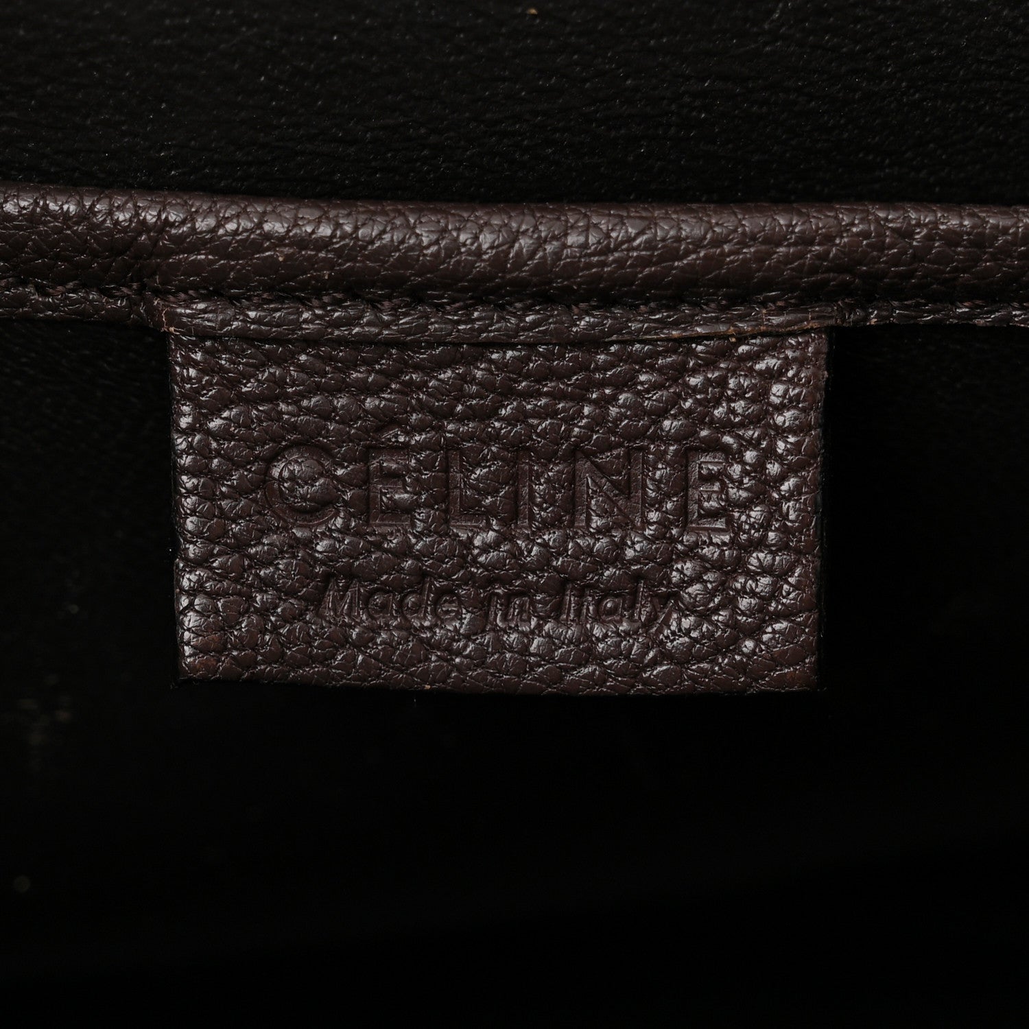Celine Drummed Calfskin Nano Luggage Brown 6 of 13