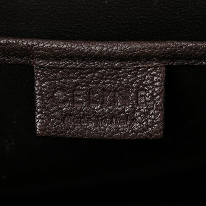 Celine Drummed Calfskin Nano Luggage Brown 6 of 13