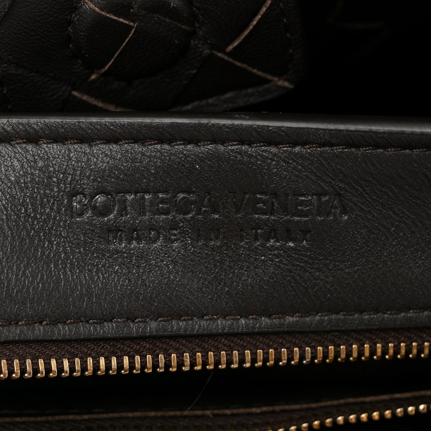 Nappa Intrecciato Medium Andiamo Shoulder Bag Fondant