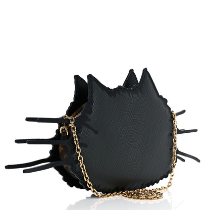 Louis Vuitton LOUIS VUITTON Epi Grace Coddington Catogram Chain Pochette Black 3 of 9