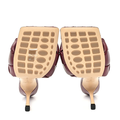Bottega Veneta Nappa Maxi Intrecciato Lido 90mm Mule Sandals 40 Barolo 6 of 8