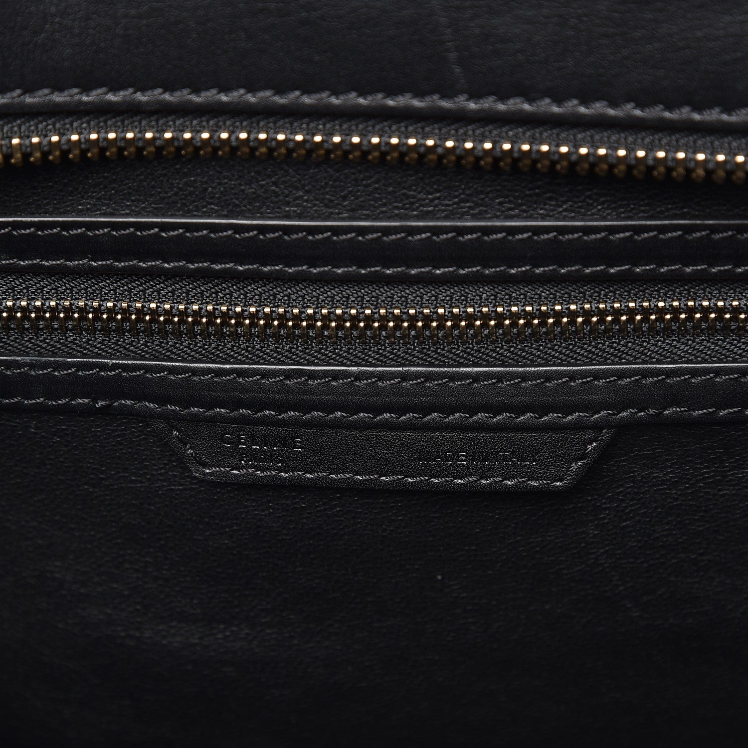 Celine Smooth Calfskin Mini Luggage Black 6 of 14